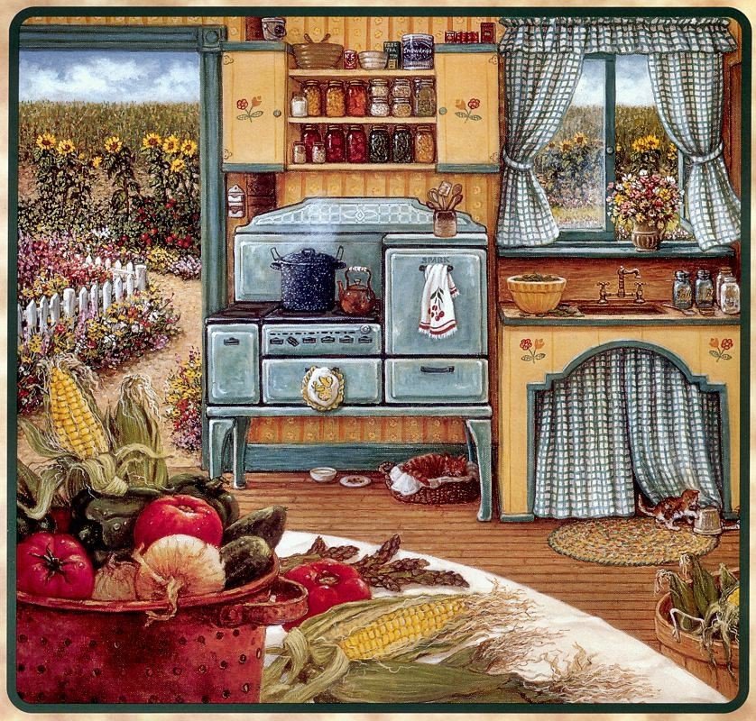 №377289 - цветы, дети, красота женщины, фэнтези, картины, девушка, живопись - оригинал