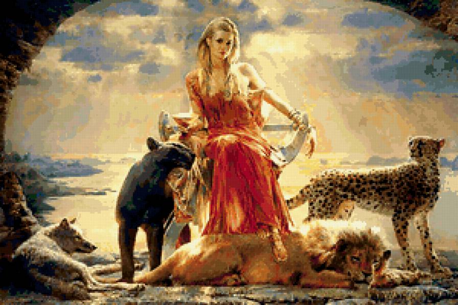 Богиня зверей - предпросмотр