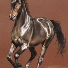 Схема вышивки «Конь»