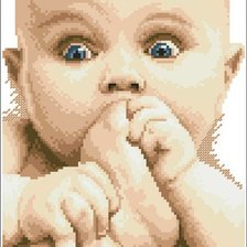 Схема вышивки «малыш»