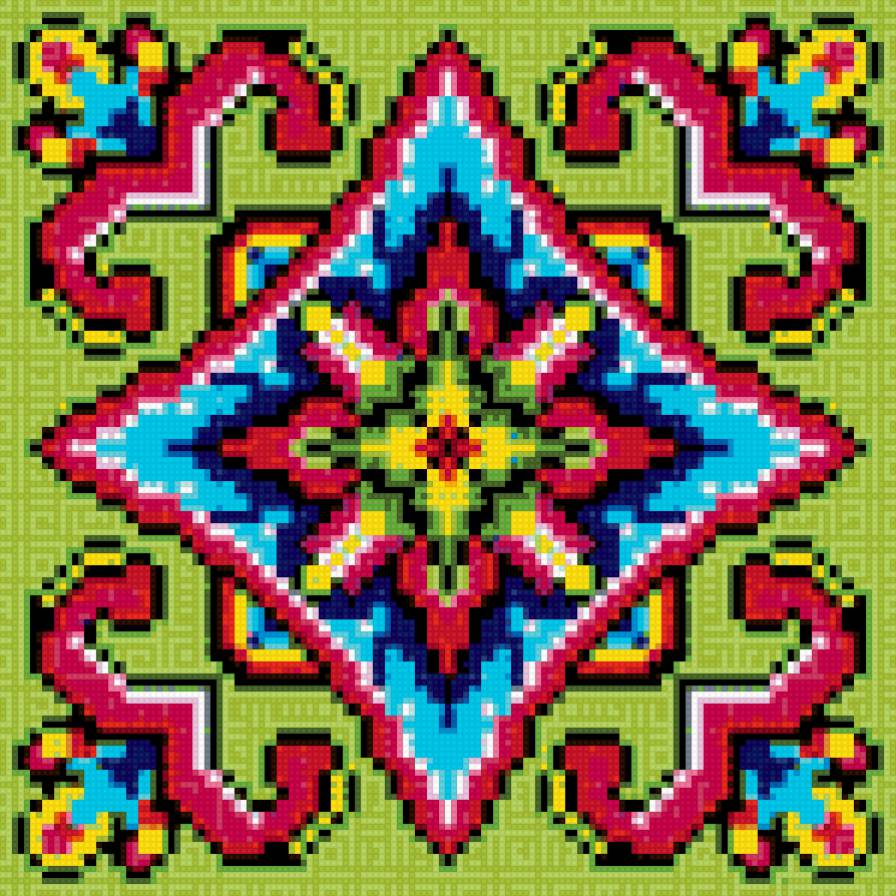 подушка - узор - предпросмотр