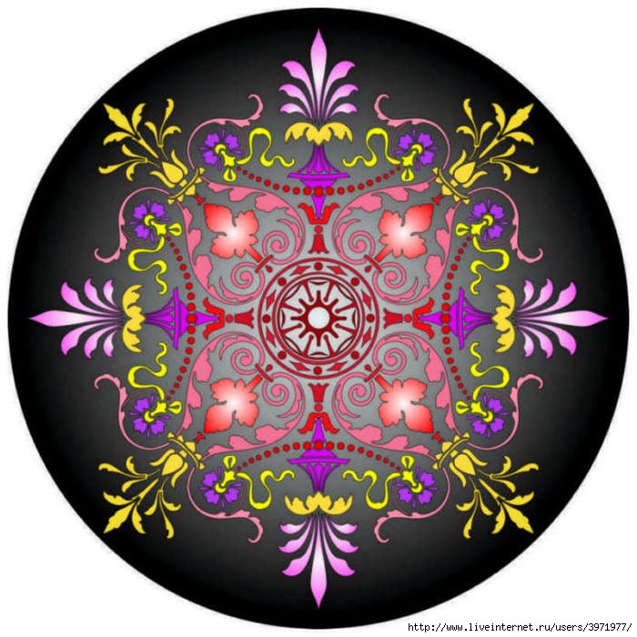 подушка - узор - оригинал