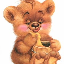 Схема вышивки «мишка»