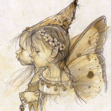 Схема вышивки «эльфы»