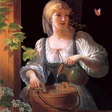 Схема вышивки «Крестьянка»