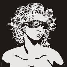 Схема вышивки «Незнакомка»