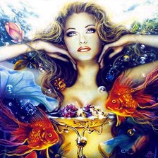 Схема вышивки «Чаровница»