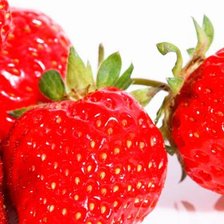 Схема вышивки «клубника»