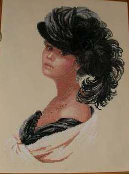 Дама в шляпке - оригинал