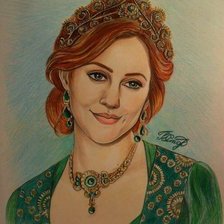 Схема вышивки «султанша»