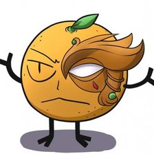 Схема вышивки «Апельсин»