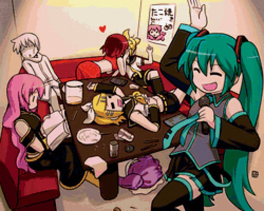 вокалоиды 3 - вокалоиды, аниме - предпросмотр