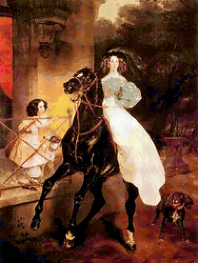 всадница - всадница, женщина - предпросмотр