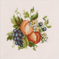 Схема вышивки «Barack és szőlő»