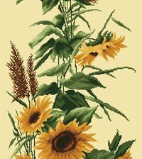 Схема вышивки «napraforgó»