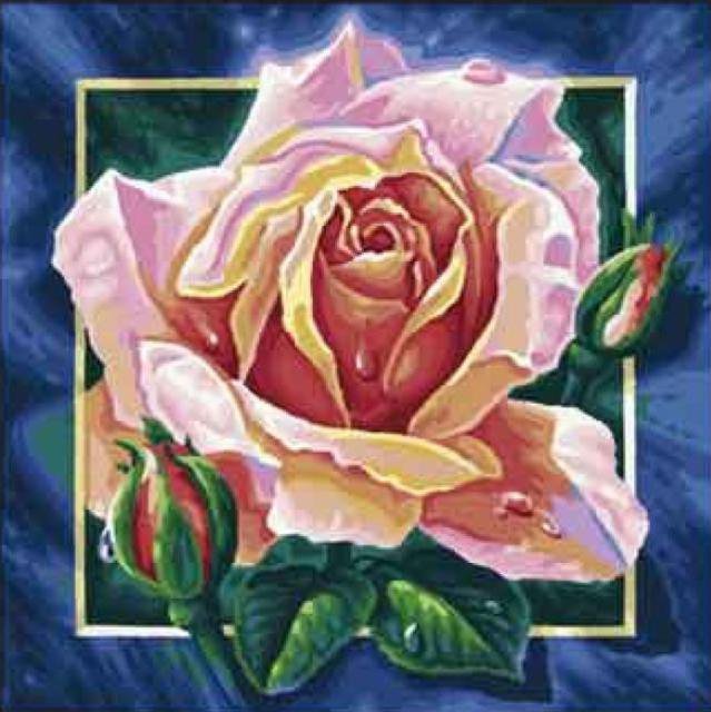 Подушка "Роза" - роза, декор, цветы, подушка, бутон - оригинал