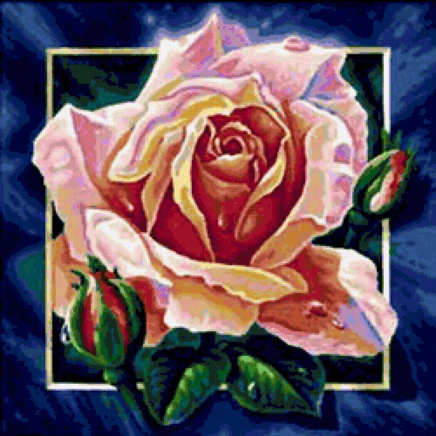 Подушка "Роза" - цветы, бутон, подушка, декор, роза - предпросмотр
