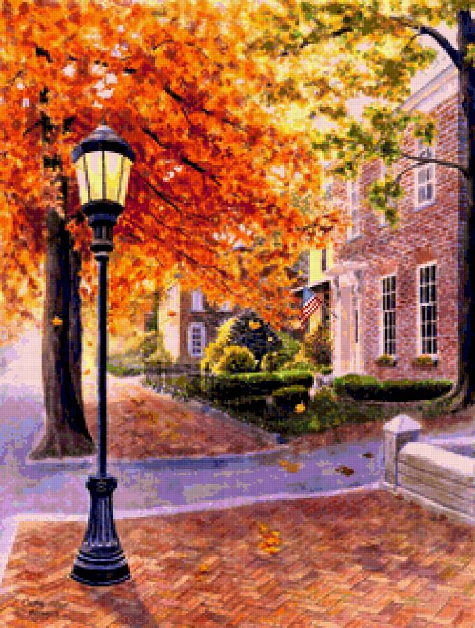 осенний пейзаж - предпросмотр