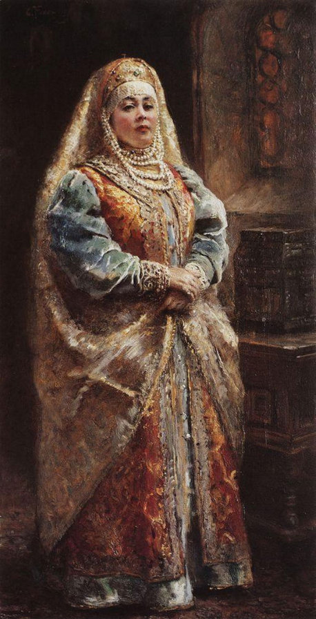 боярыня - русская культура, народный костюм - оригинал