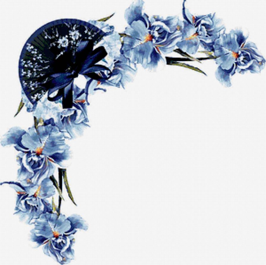 Ирисы - ирисы, уголок, цветы - предпросмотр