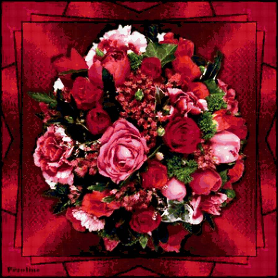 №379686 - розы, букет, цветы, нподушка - предпросмотр