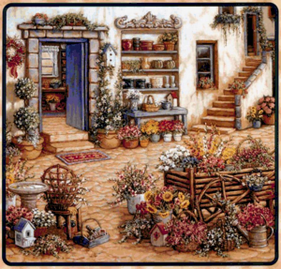 №379694 - девушка, фэнтези, красота женщины, дети, картины, цветы, живопись - предпросмотр