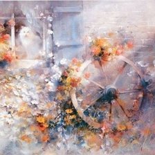 Схема вышивки «акварель»