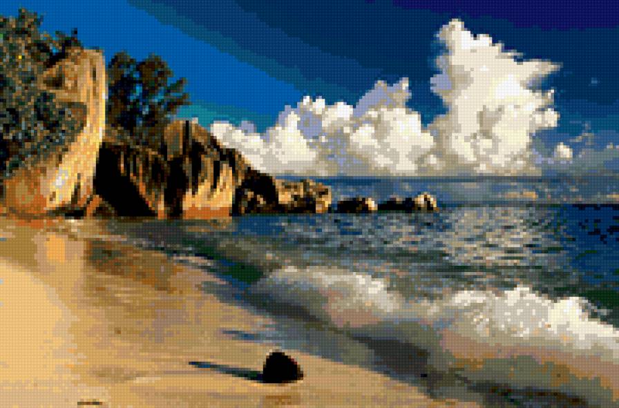 прибой - пейзаж, море - предпросмотр