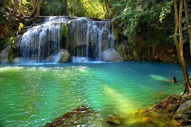 водопад - пейзаж, вода - оригинал