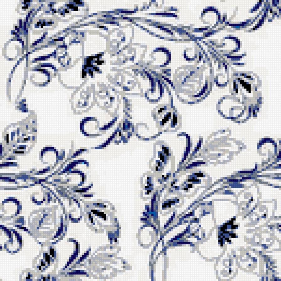 узор - цветы, узоры - предпросмотр