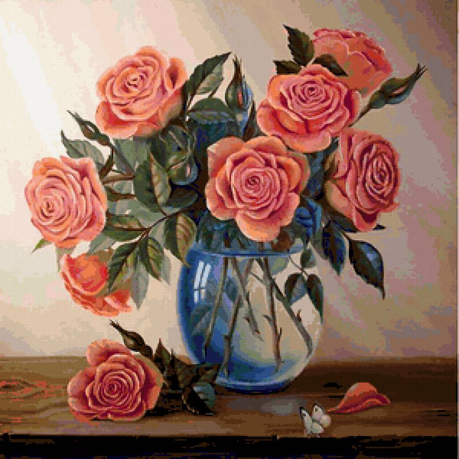 букет - картина цветы - предпросмотр