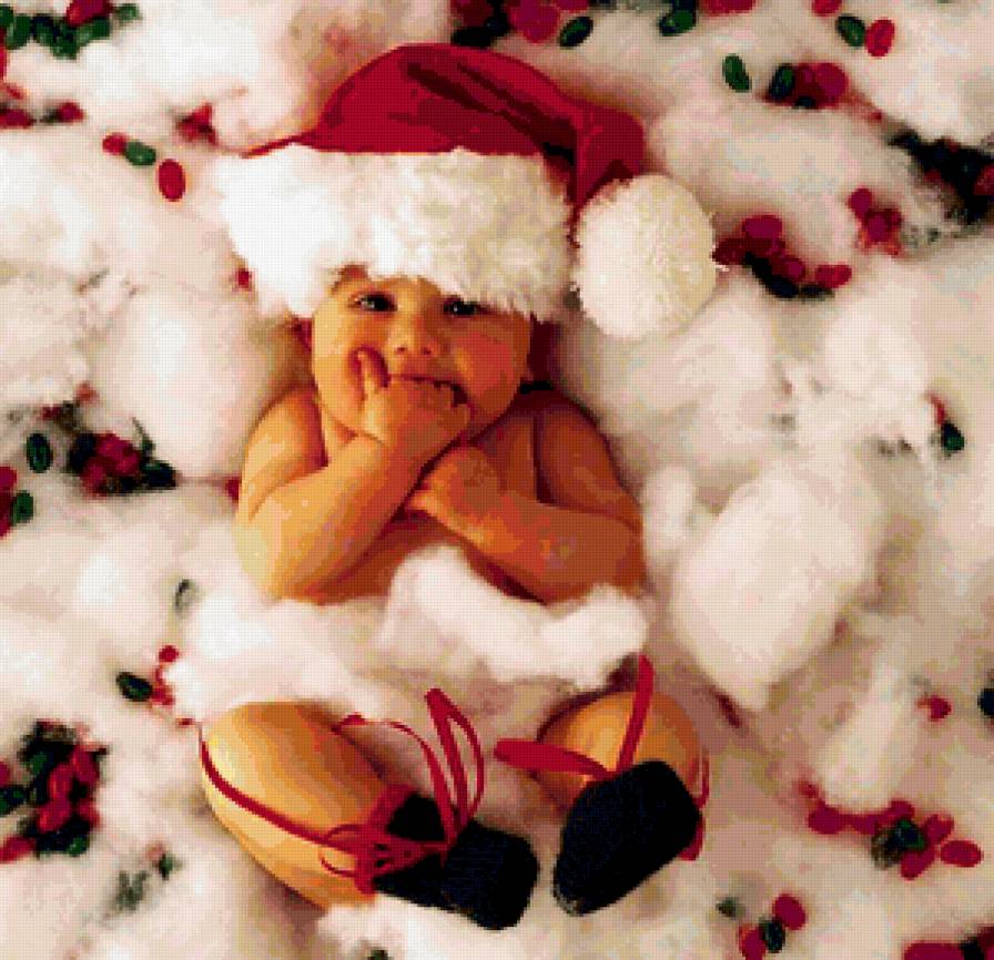 Дед Мороз родился! - чадо, новый год, ребенок, рождение, младенец, дети - предпросмотр