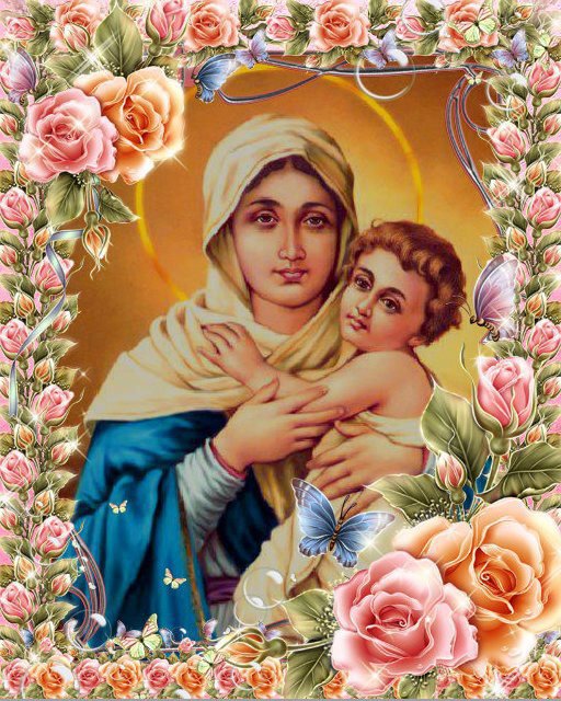 серия "мамы" - женщина.мать.малыш.цветы - оригинал