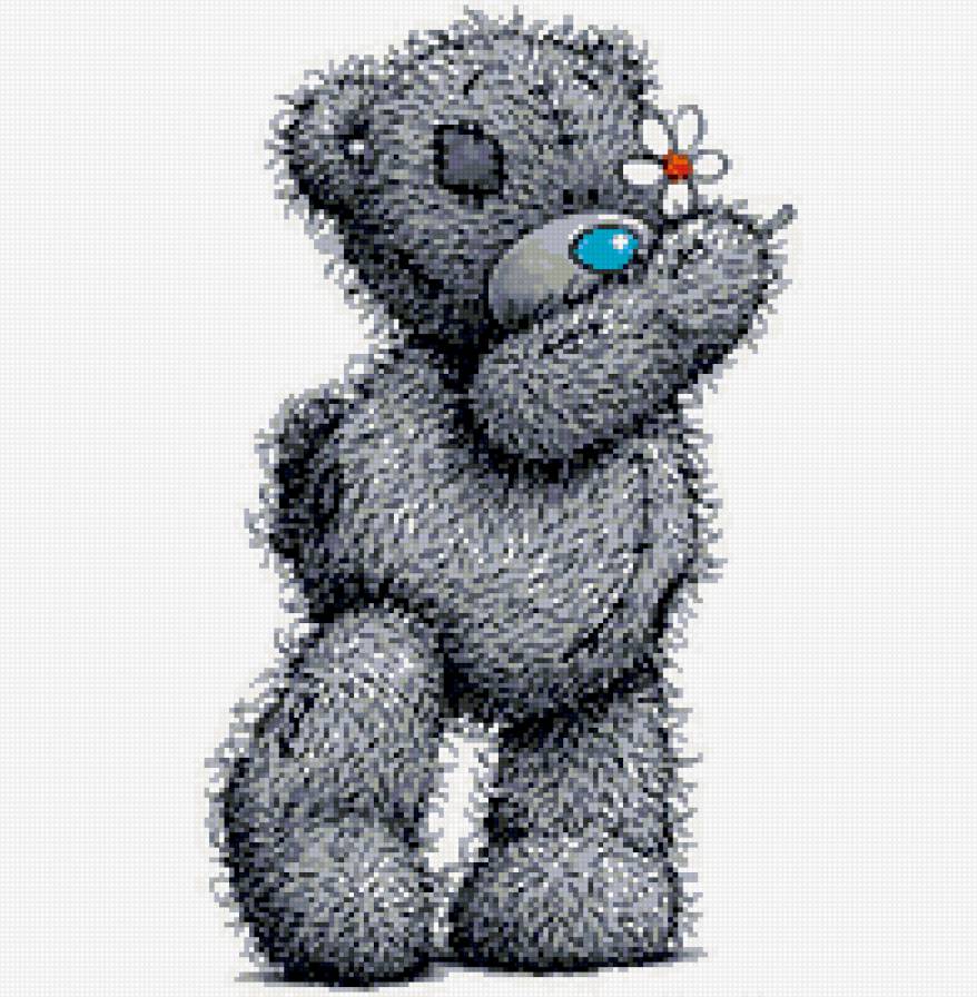 Тедди - мишка, цветочек, ромашка, тедди - предпросмотр