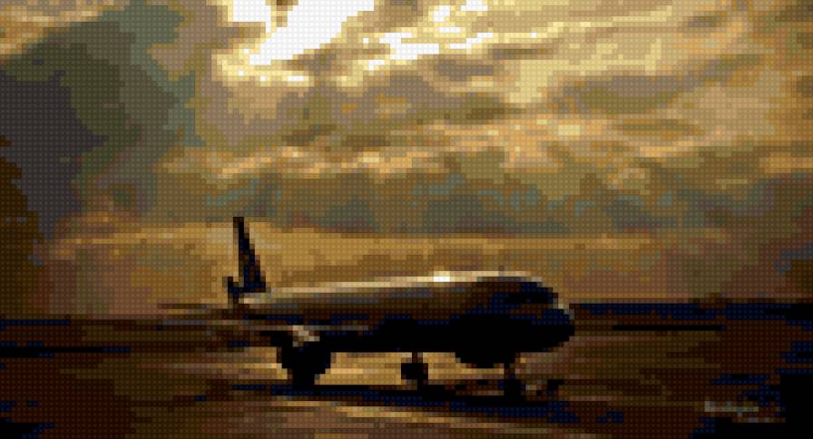 Самолёт. одиночество - самолет - предпросмотр