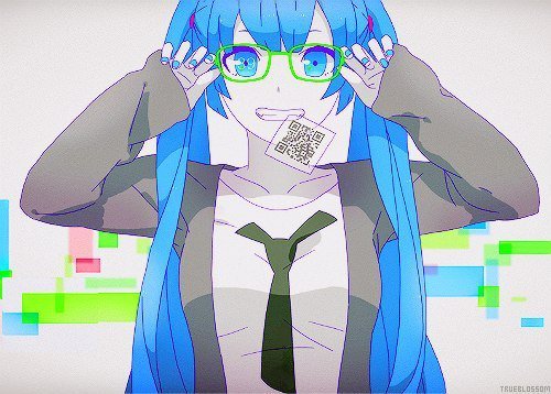 мику в очках - оригинал