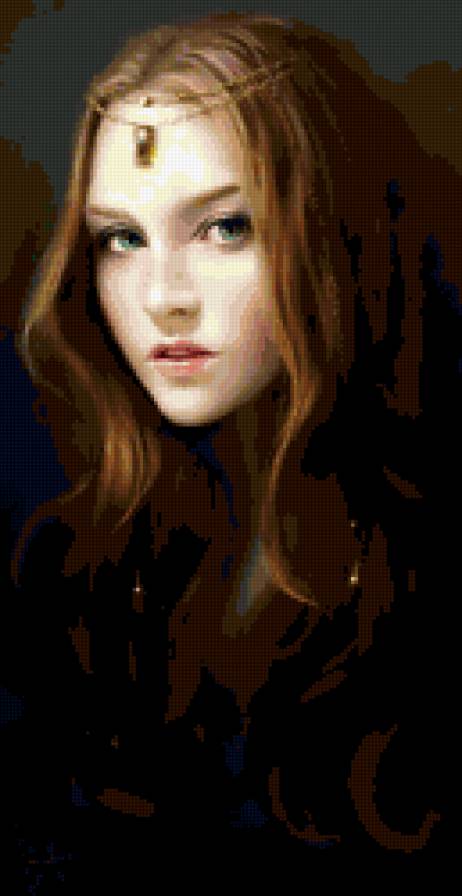 Иноа - девушка, фентези - предпросмотр