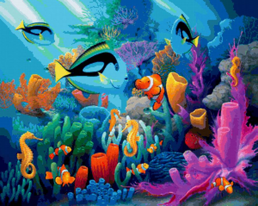 №381270 - океан, рыбы, море - предпросмотр