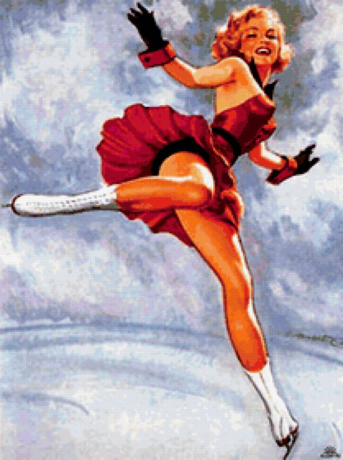 Девушка - пин-ап - предпросмотр