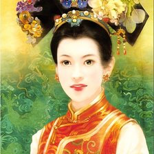 Схема вышивки «Китайская принцесса»