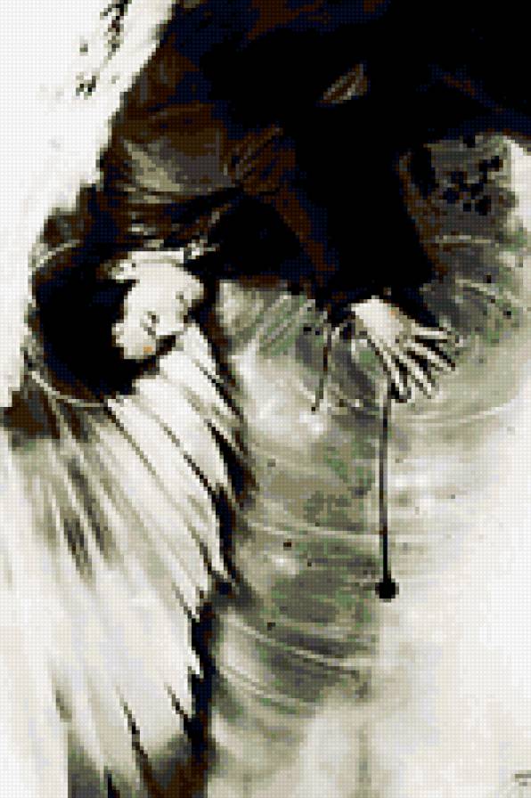 Кас - ангел, сверхъестественное, сериалы, кас, фанарт - предпросмотр