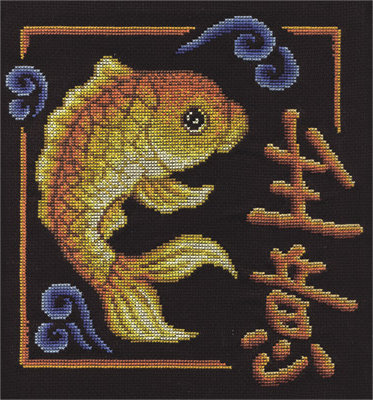 Золотая рыбка - золотая рыбка, фен-шуй, богатство, рыба, символ - оригинал
