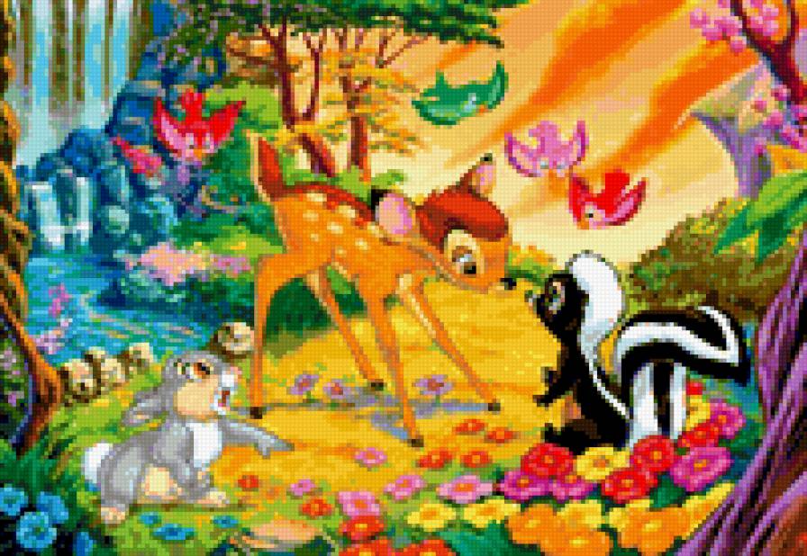 Бэмби - мультфильмы - предпросмотр