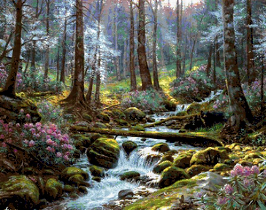 пейзаж - картина пейзаж - предпросмотр