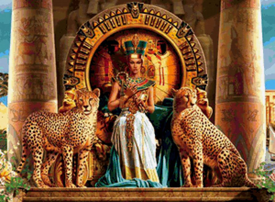 Клеопатра - картина фэнтэзи - предпросмотр