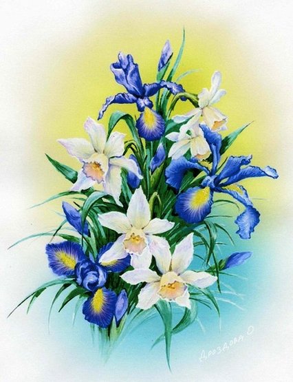 букет цветов - оригинал