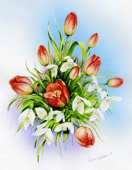 букет цветов - оригинал