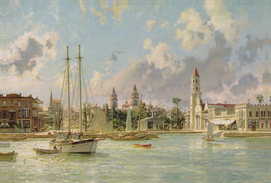 №382397 - живопись, цветы, фэнтези, дети, картины, красота женщины, девушка - оригинал