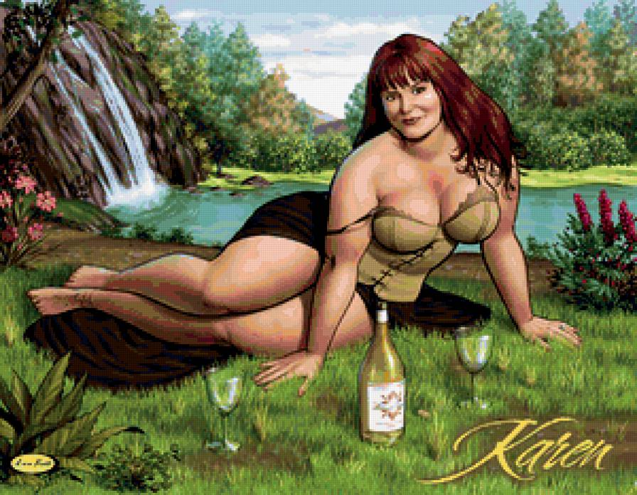 Пышная красотка - девушки - предпросмотр