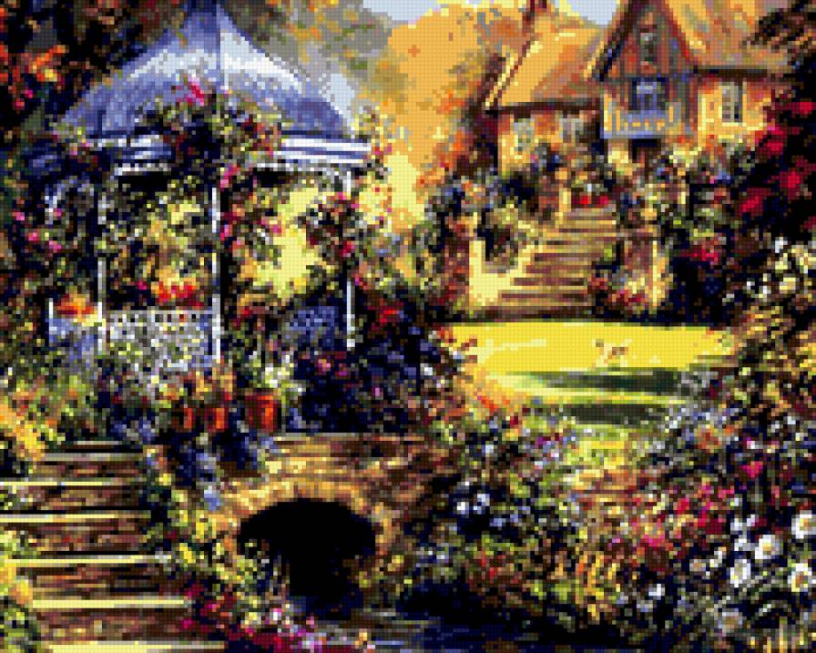 митчел мостик - веты, пейзаж - предпросмотр